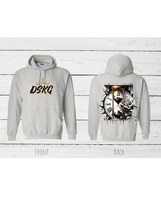 DSKG "DON'T STOP KEEP GOING" Inspirational Clock Hoodie #2477