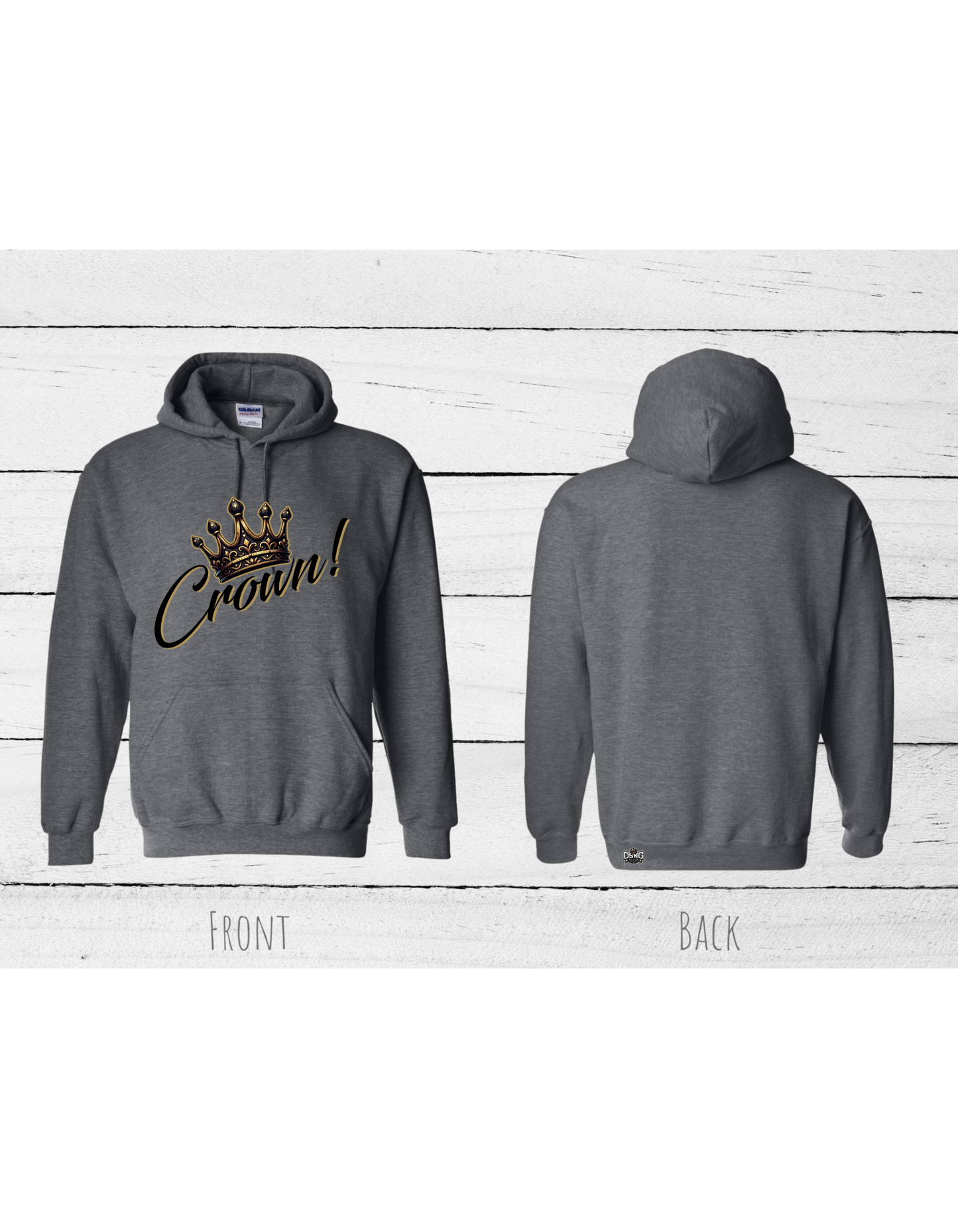 DSKG "DON'T STOP KEEP GOING" Crown Hoodie #3600, 3601, 3602, 3603