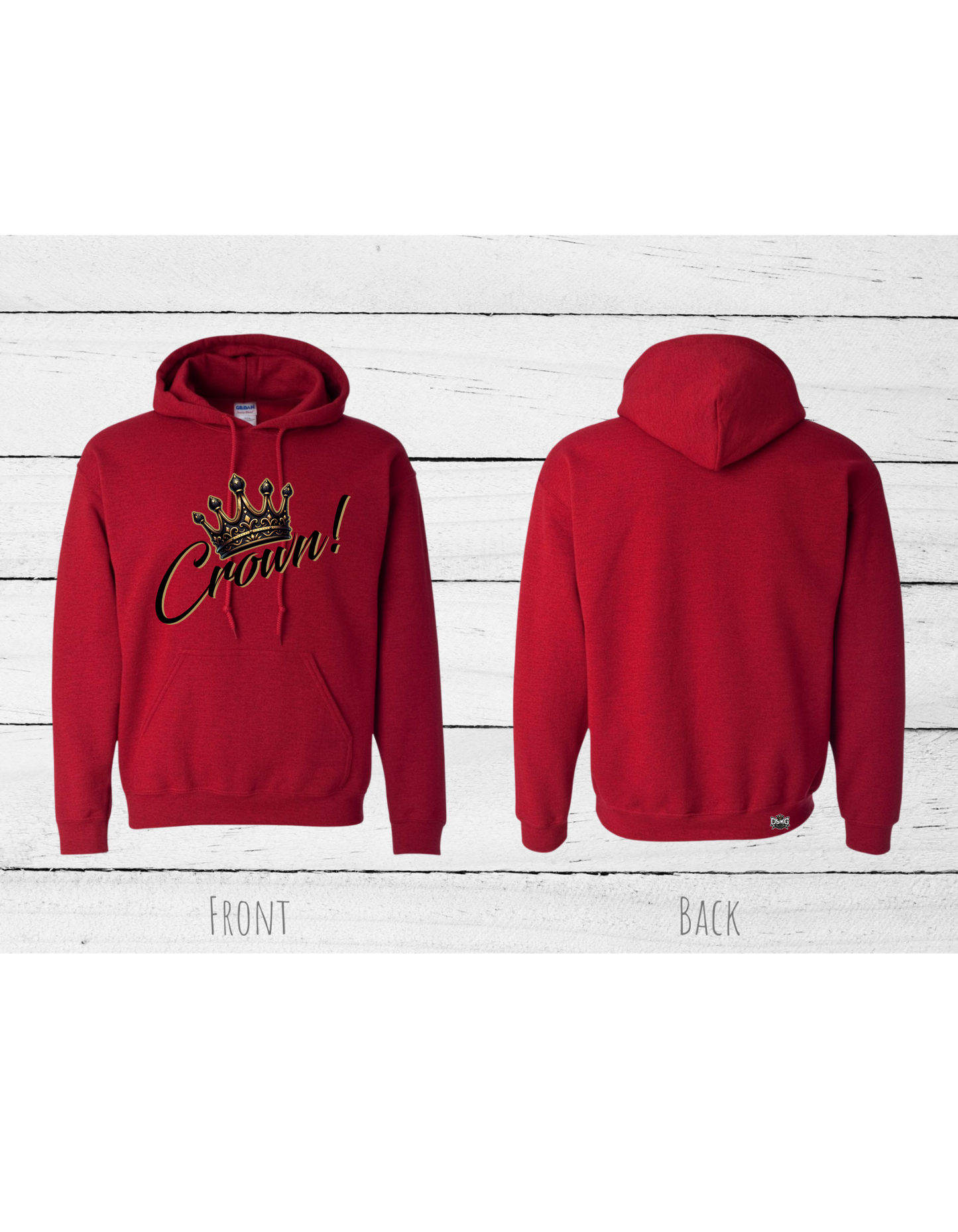 DSKG "DON'T STOP KEEP GOING" Crown Hoodie #3600, 3601, 3602, 3603