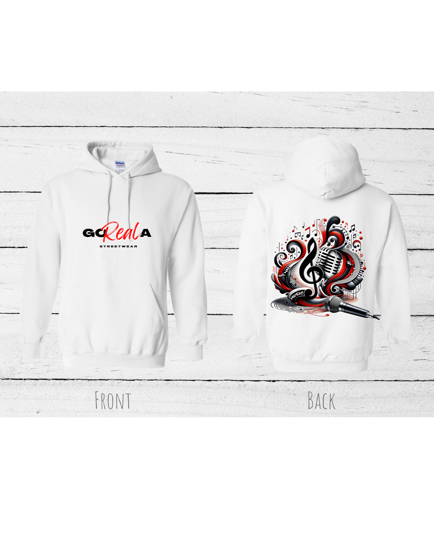 GoRealA Music Hoodie #3090